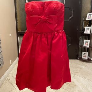 Red Sherri Hill Coctail Dress